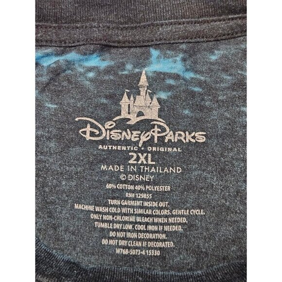 Disney Parks Disneyland Resort Mickey Mouse Tshirt Blue Plus Size 2xl Nwt - Picture 3 of 6